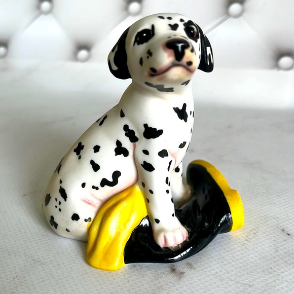 Franklin Mint 1987 Dalmatian Ceramic Figurine - Picture 1 of 5